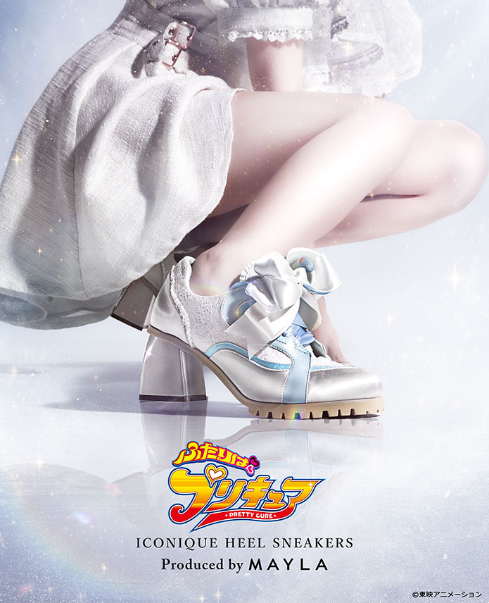 Precure Anime Collabs with mayla classic for Magical Heeled Sneakers