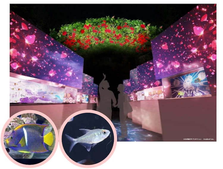 The Rose of Versailles Anime Transforms Maxell Aqua Park into a European Palace