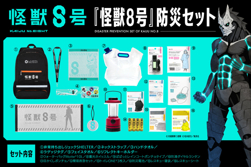 Prepare for Monster Attacks with Kaiju No. 8 Anime Disaster Kit