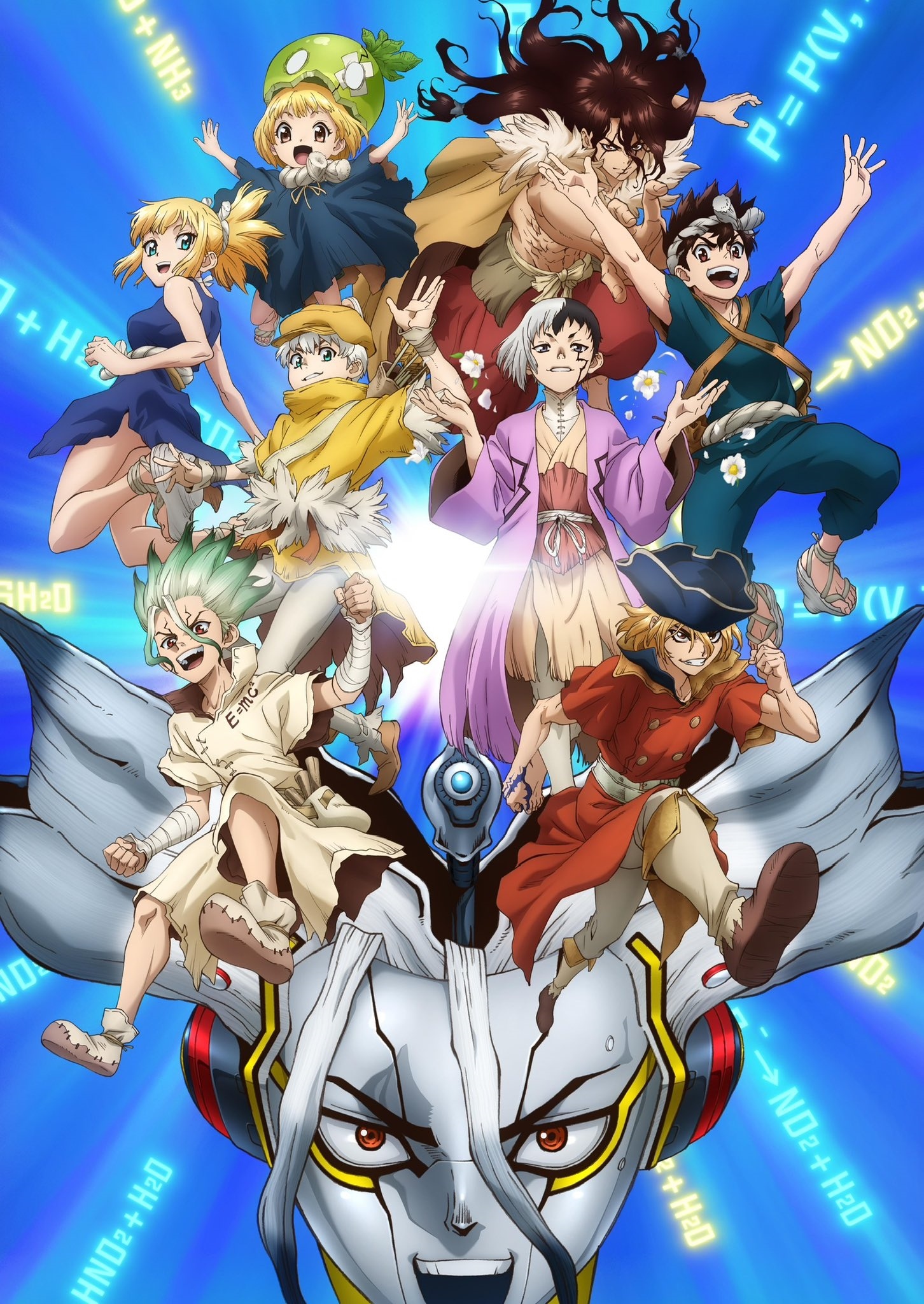 Dr.STONE Anime Celebrates 5th Anniversary with Special Illustration