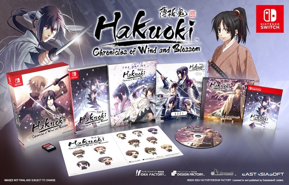 Hakuoki: Chronicles of Wind and Blossom Switch Release Date Set