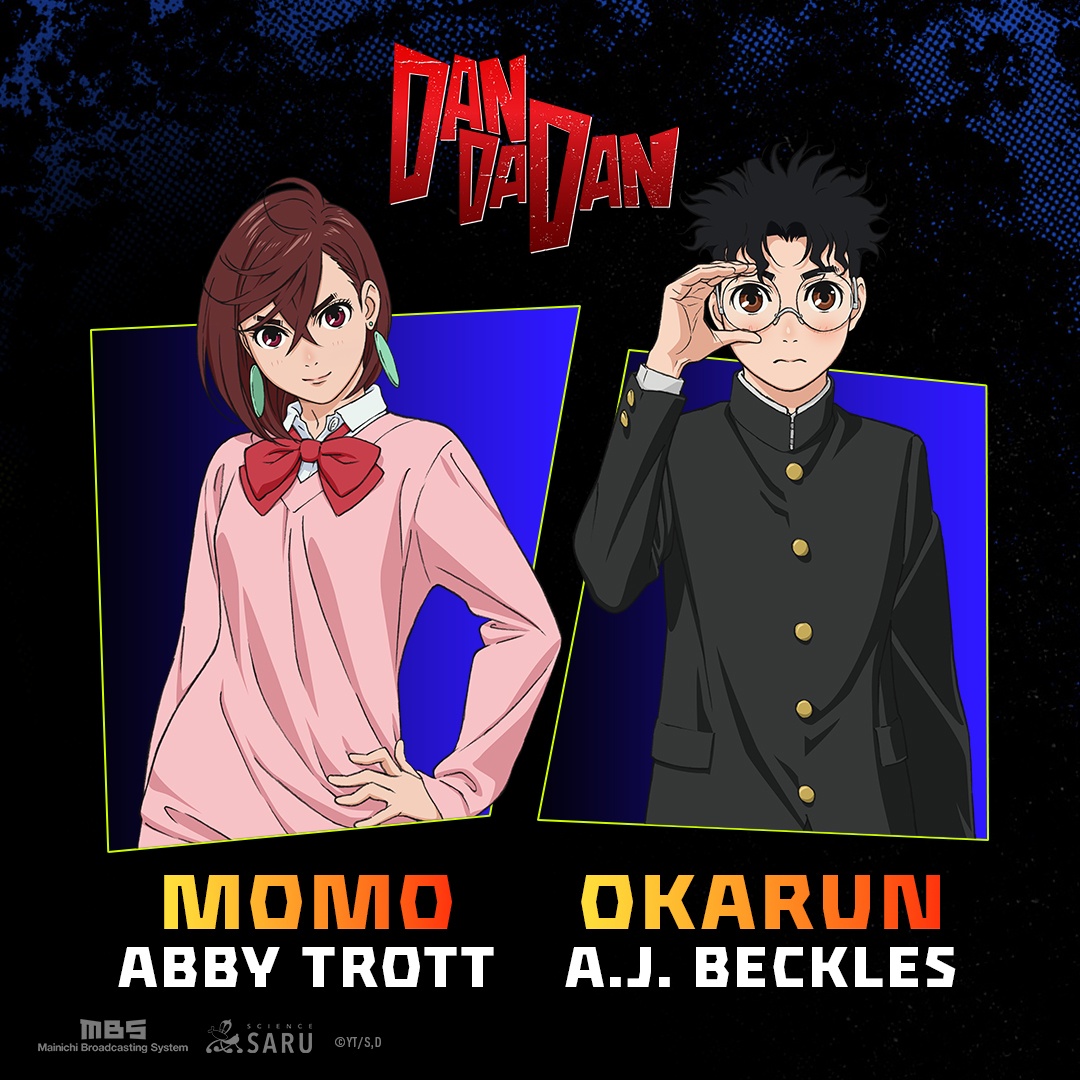 DAN DA DAN English Dub Actors Revealed for Momo and Okarun