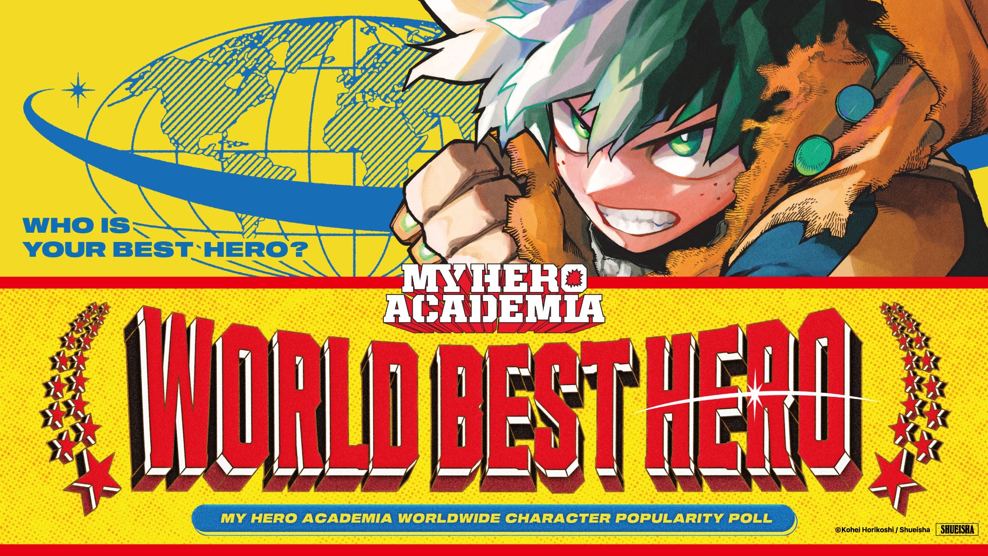 My Hero Academia Manga Celebrates End with Worldwide Character Poll