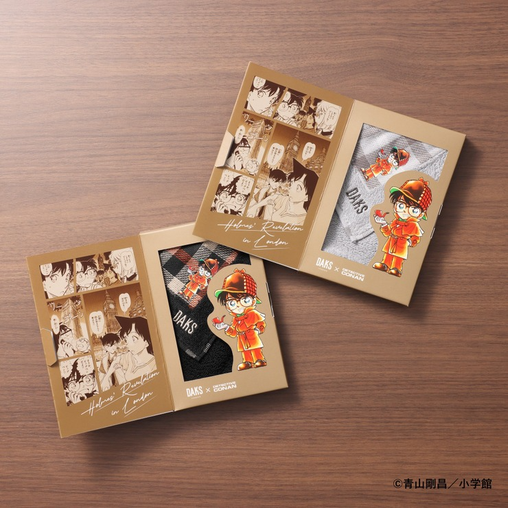 Case Closed Manga Collabs with British Brand DAKS for Sherlock Holmes-Inspired Goods