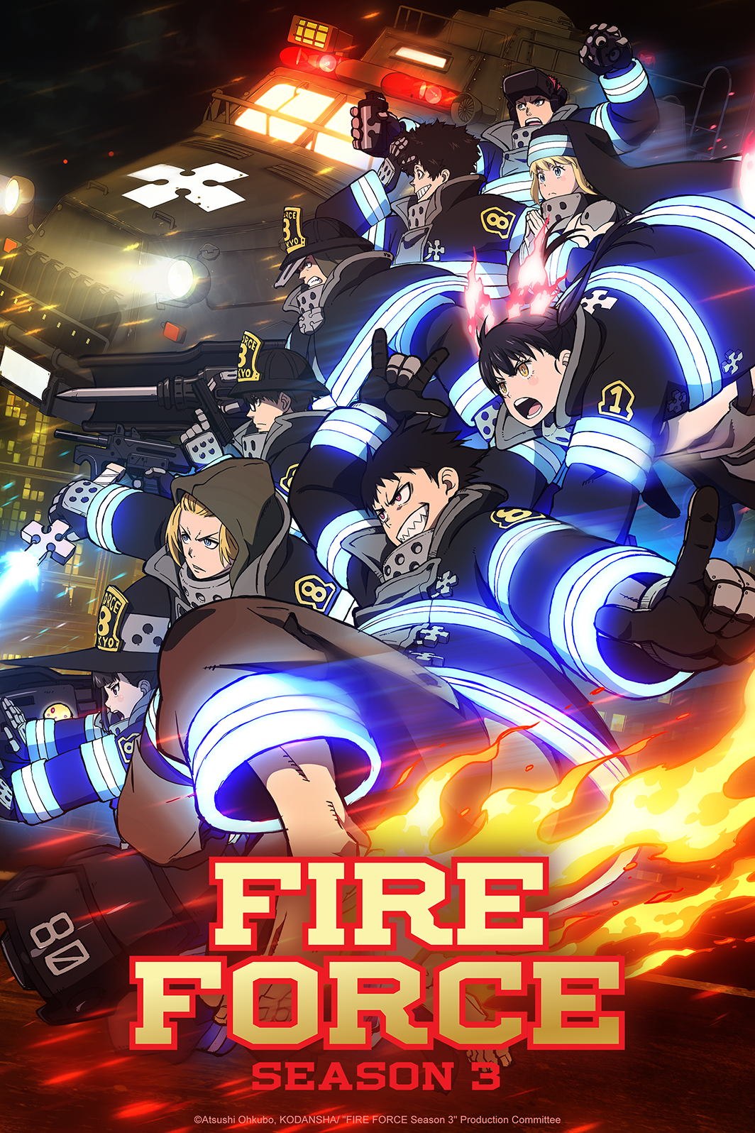 Fire Force Season 3 Reveals New Trailer, Visual and Main Staff